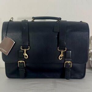 Vintage Coach Black Hudson Brief 5310